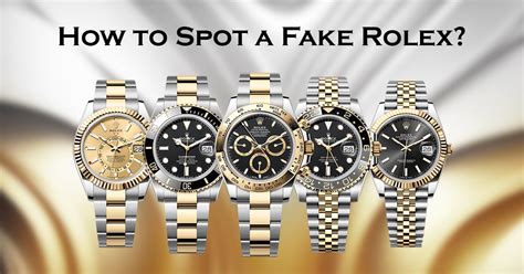 identifying a fake rolex